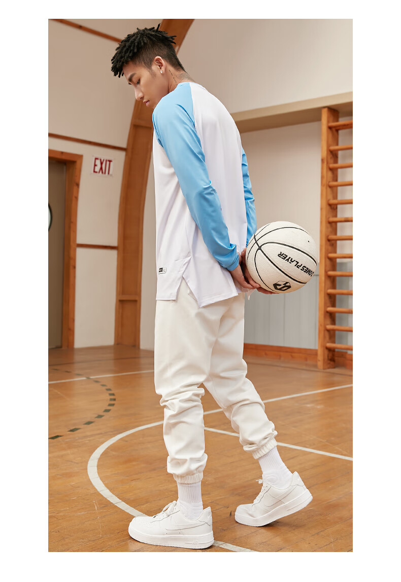 滕讯体育同款美式篮球训练服长袖速干衣服体育生投篮服田径健身运动