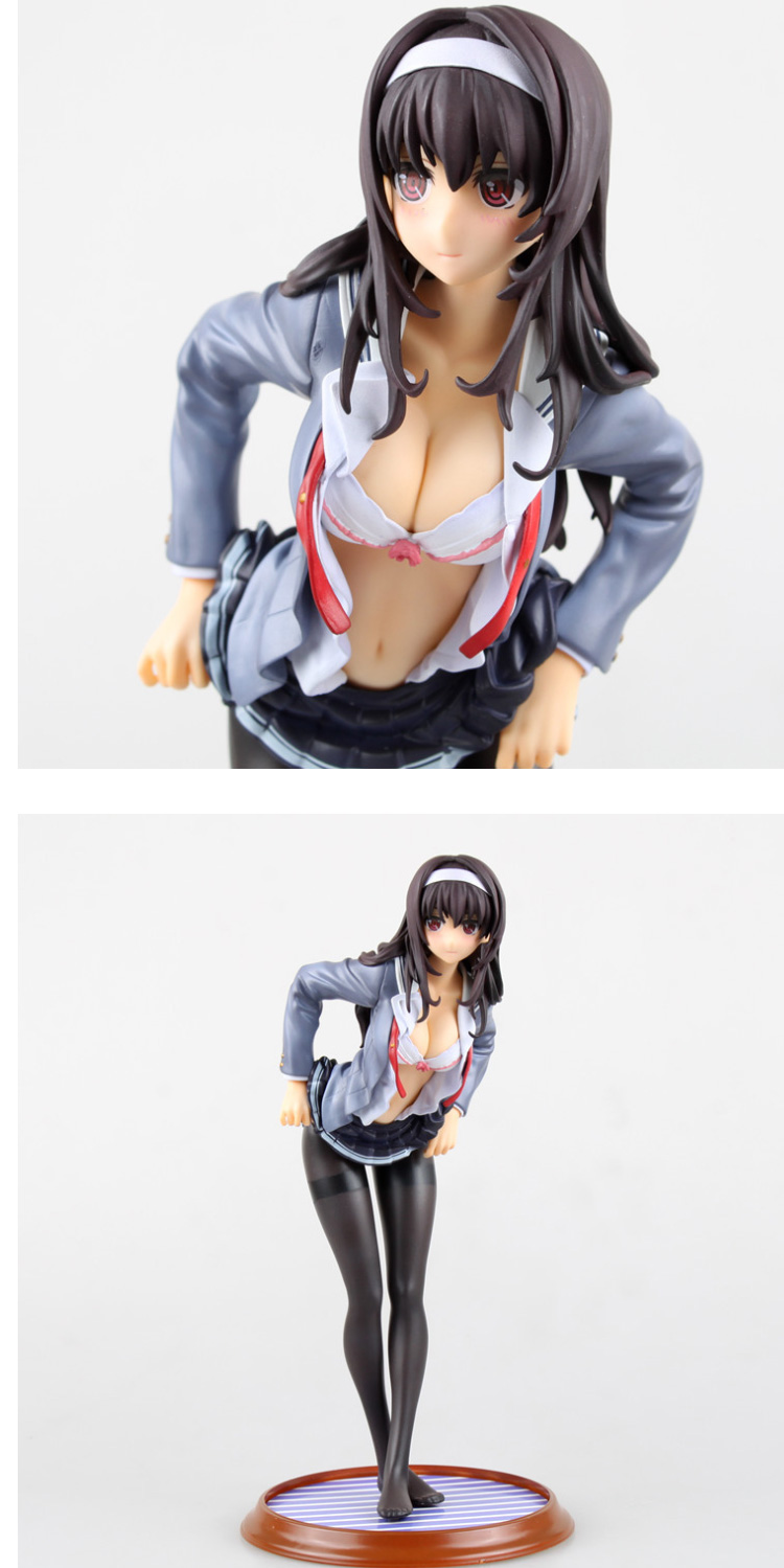 万代(bandai)二次元美女手办 路人女主的养成方法霞之秋诗羽学姐性感