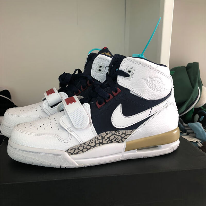 新款aj312美国队奥运高帮篮球鞋ins百搭情侣休闲鞋耐磨运动鞋 aj312