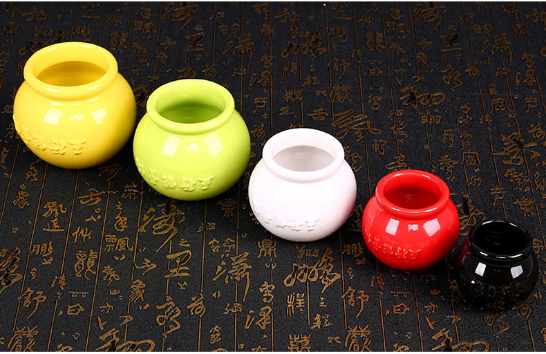 陶瓷拔火罐五行能量仪离子罐中医养生陶瓷拔罐器家用防爆拔罐套装