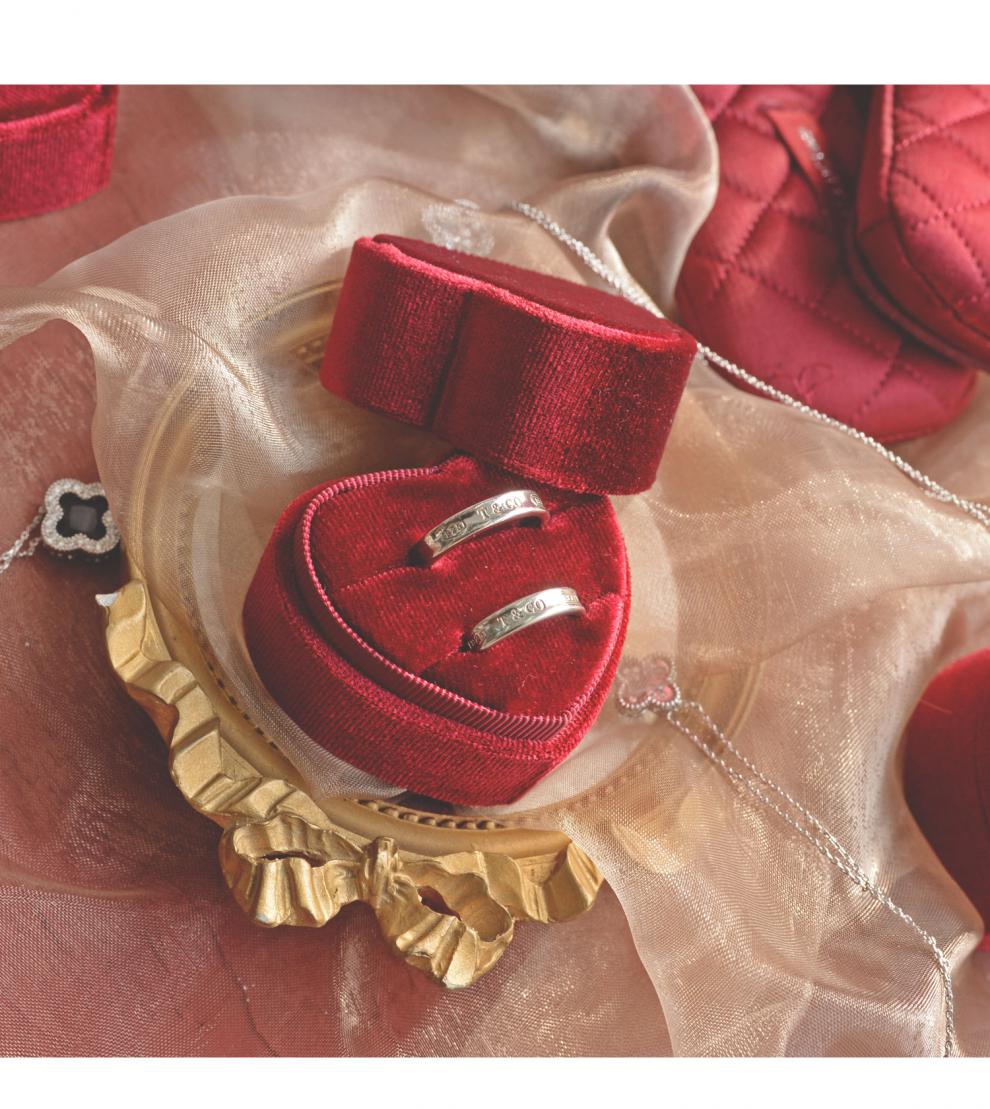 盒求婚复古对戒盒结婚求婚交换高端双戒戒指盒钻戒盒钻戒盒子婚戒盒