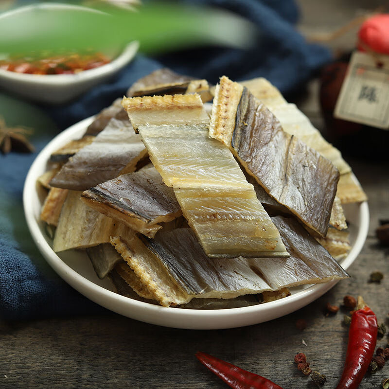 舟山野生沙鳗鲞油鳗干野生船晒六成干沙鳗整条鳗鱼肉特产海鲜干货 大