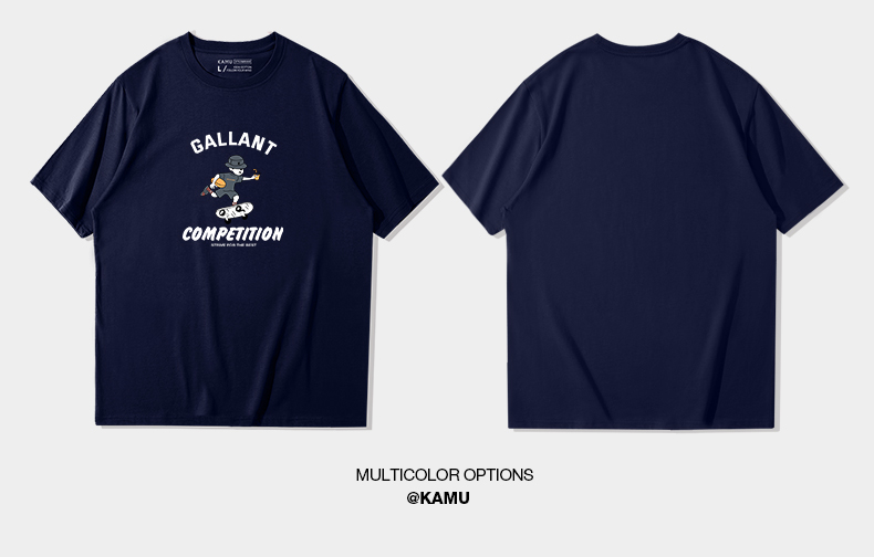 c2h4夏季新款短袖t恤男士潮牌潮流滑板男孩纯棉宽松大码半袖体恤上衣