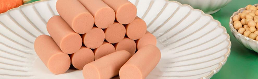 素食素火腿肠零食素肉食品素肠豆制品佛家纯素香肠斋菜 齐善植物肉素