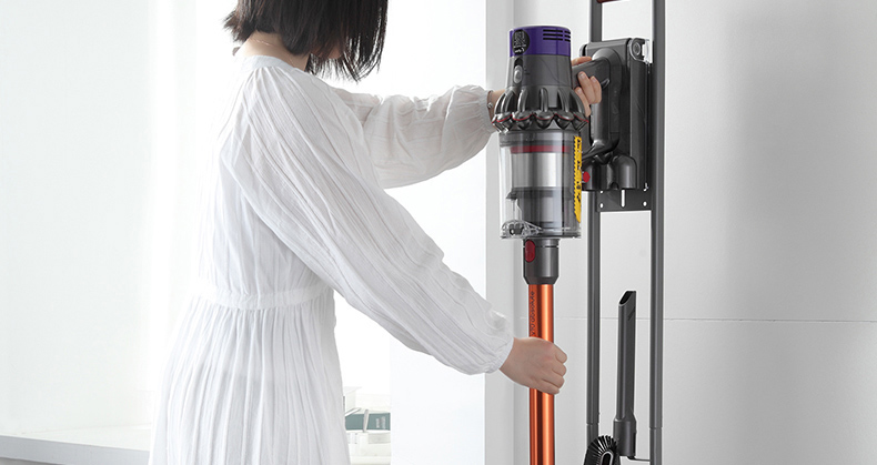 戴森(dyson) 吸尘器收纳架v6v8v10挂架落地架充电挂座免打孔支架官方