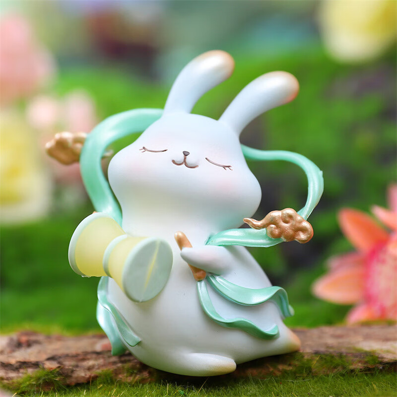 包达瀚网红玩具可爱飞天兔囡盲盒卡通玉兔仙子摆件创意中秋节日礼品