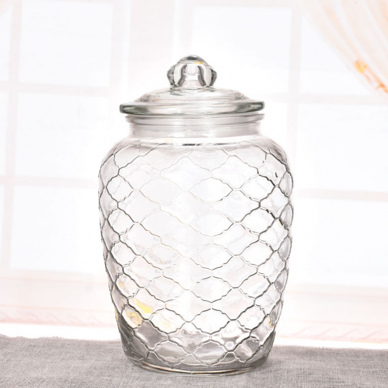 泡菜坛子腌菜密封罐子 泡菜坛子玻璃瓶密封罐带盖家用腌制酸菜咸菜罐