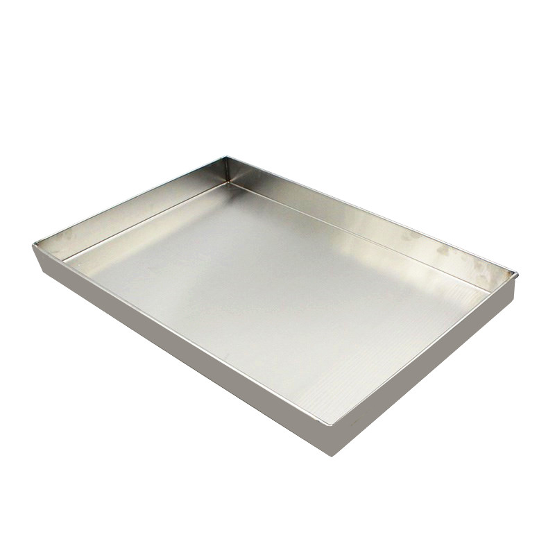 托盘接水盘托盘304不锈钢方盘接水盘商用托盘加厚长方形平底盘大小