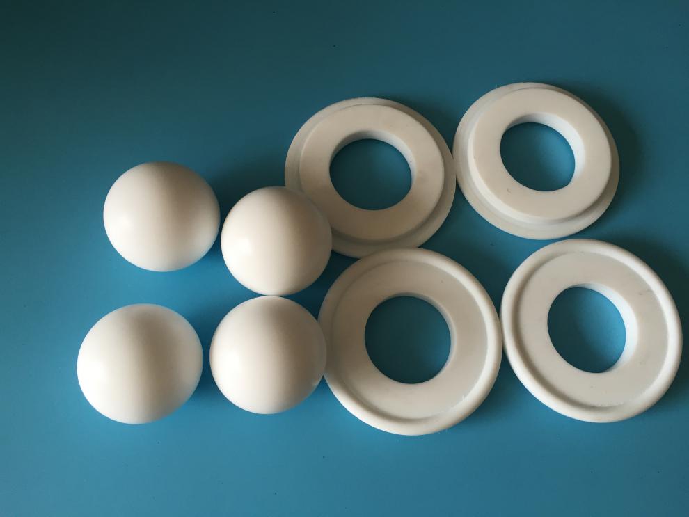 qby5065气动隔膜泵球四氟球垫聚四氟乙烯止回阀球阀座球外径57球座