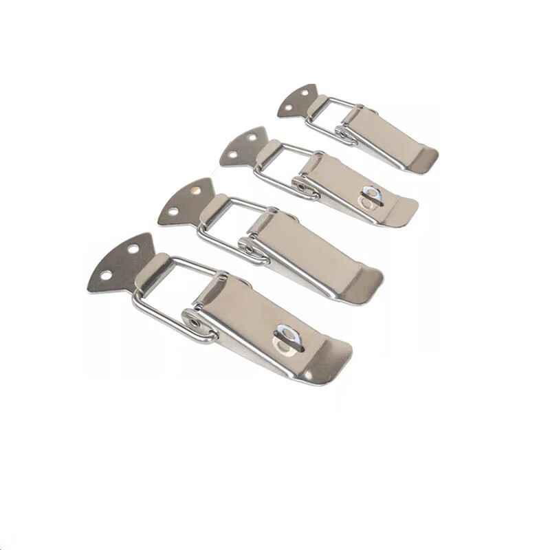 不锈钢搭扣弹簧鸭嘴扣箱包扣拉合扣锁卡扣蜂箱连接扣格子箱扣 迷你