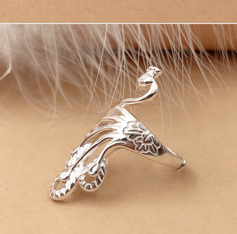 单冠孔雀戒指【图片 价格 品牌 报价】-京东