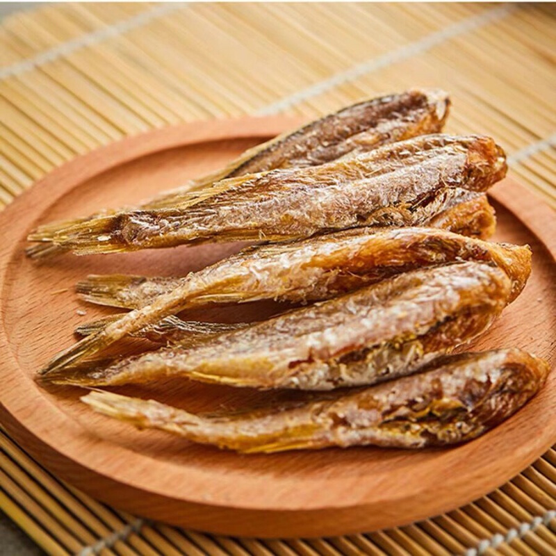 500g黄鱼酥即食香酥小黄鱼青岛特产酥若无骨大包网红海鲜零食500g黄鱼