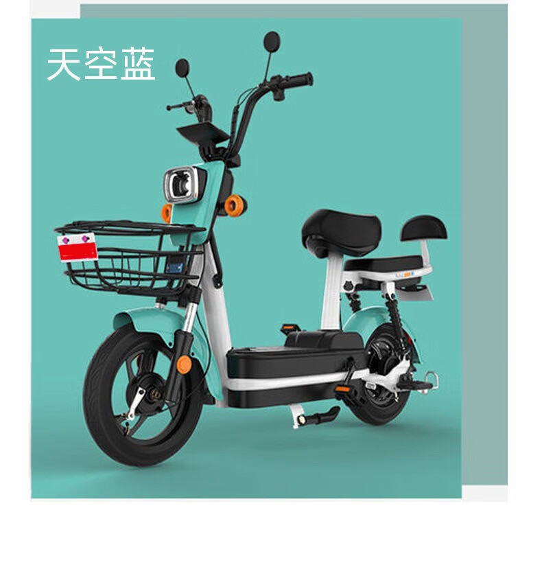 雅迪爱玛同款2022新款电动自行车新国标可提取电池电动车家用代步长跑