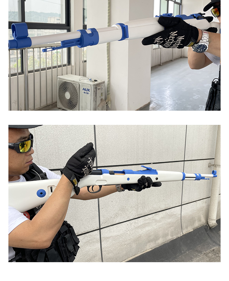 乖巧98m40玩具枪k后拉抛壳成人玩具枪二代软弹尼龙海绵软蛋枪m24退壳