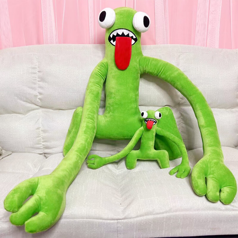 rainbow friends roblox蓝色皇冠公仔彩虹朋友周边毛绒玩偶 四手怪