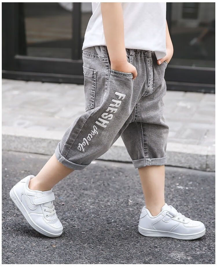 现货速发童装男童短裤夏季新款儿童牛仔裤五分裤中小童休闲裤帅气韩版