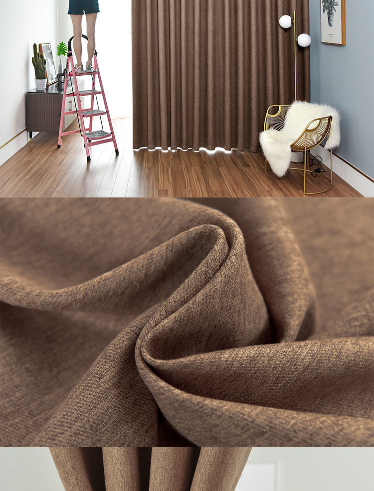 门帘隔断帘免打孔不伤墙出租房纯色挡风隔热帘厨房油烟分房间客厅复古