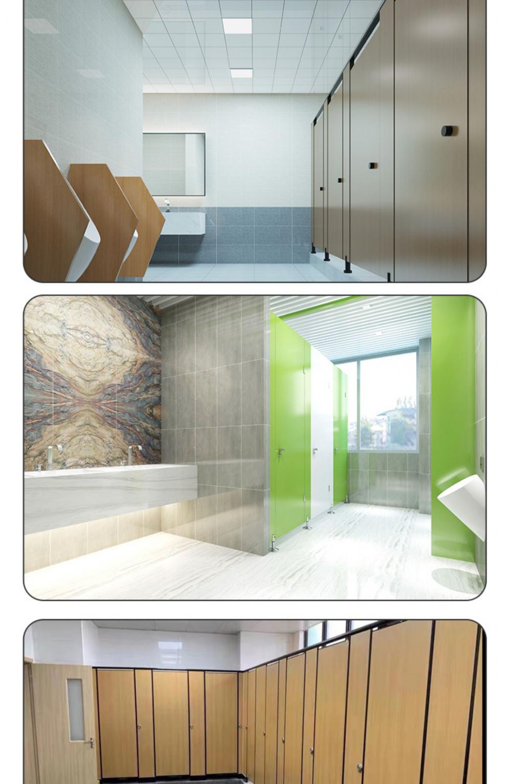 淋浴房pvc防水板定制公共卫生间隔断板抗倍特铝蜂窝pvc淋浴房防水防潮