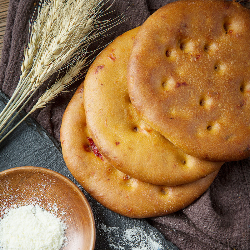 新疆馕 尉犁小油馕 辣皮子馕 馕 新疆特色烤馕 荞麦 黑米 杂粮馕 玫瑰