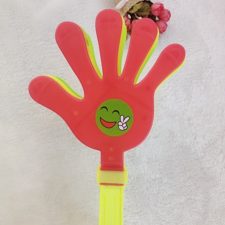 鼓掌拍手器加厚30cm大号小手拍拍玩具巴掌拍塑料手掌拍掌拍 19厘米