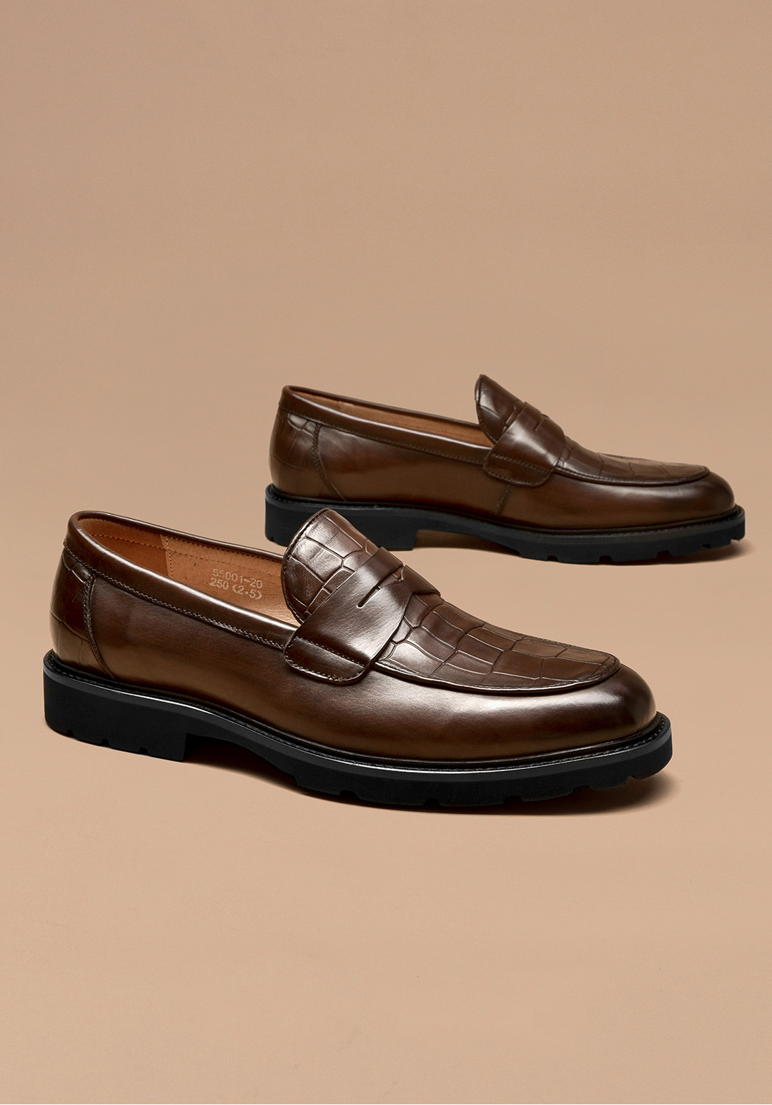 65chiay承翼高端品牌轻奢侈品男鞋高档乐福鞋男商务时尚英伦风牛津