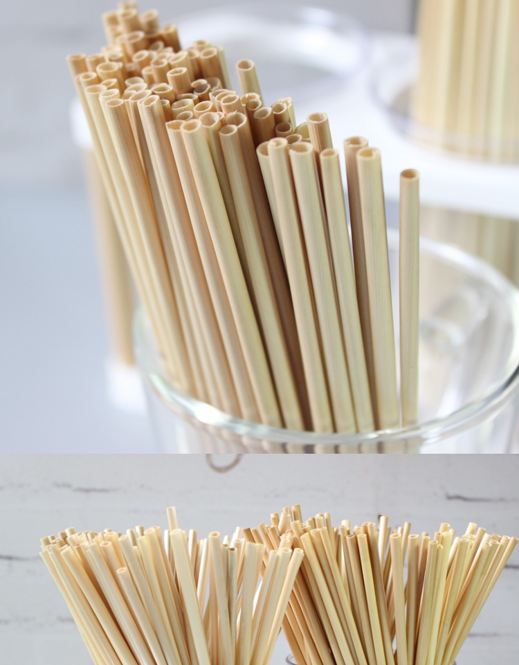 天然小麦麦杆吸管麦子秸秆吸管咖啡奶茶细吸管酒吧鸡尾酒环保吸管
