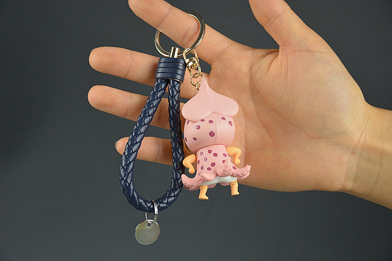 漯岚 蜡笔小新食材钥匙扣挂件饰品动漫周边摆件卡通汽车男女创意礼品