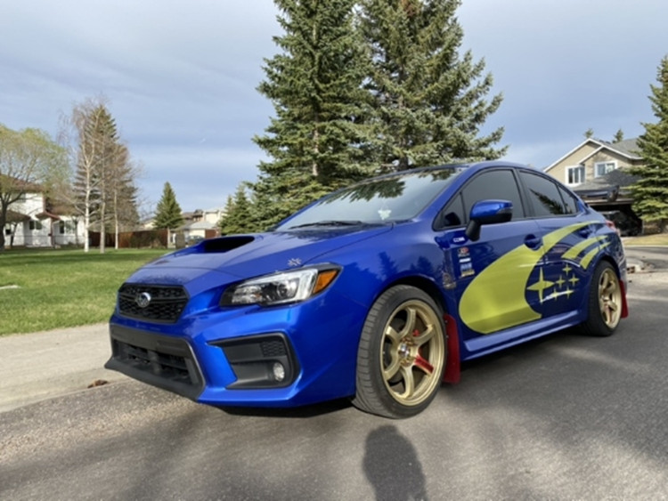 2022款斯巴鲁brz拉花腰身贴车贴适用于翼豹wrx sti 力狮 改装贴纸 全