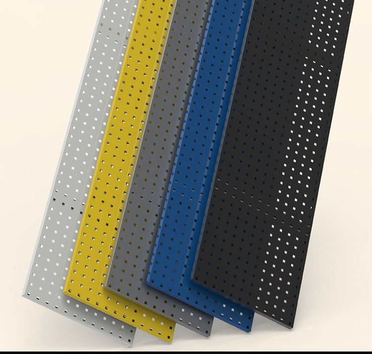 金属洞洞板置物架五金工具挂板挂钩烘培墙壁挂架方孔挂板展示架子 板