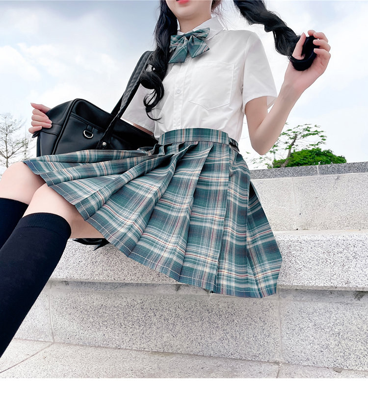 exemaba森林来信jk制服裙正版女童夏季全套装日系小学生百褶裙儿童