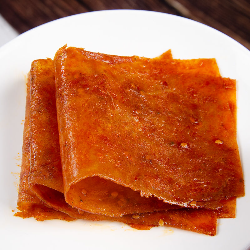 延城小菜豆皮 延吉朝鲜族小吃延边特产辣条豆干甜辣韩式豆皮 香辣长