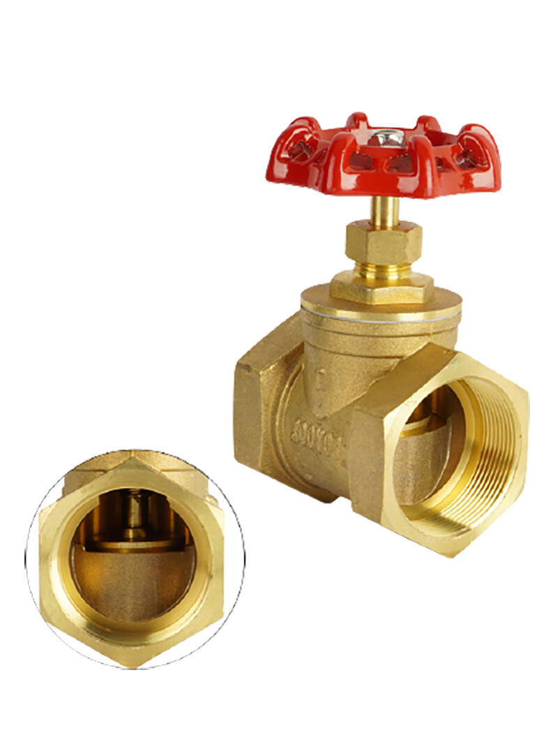 铜截止阀水管阀门水表开关黄铜款 dn20