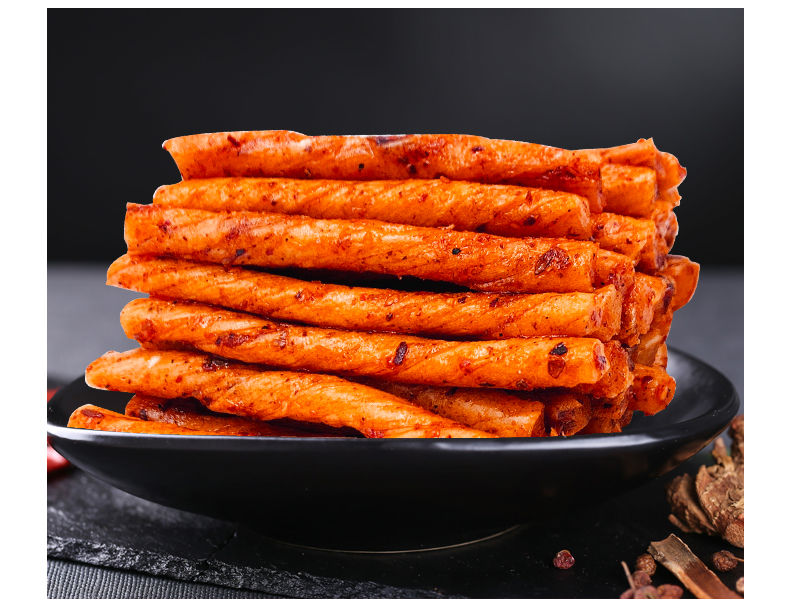 限时促销毛湘德红烧素牛筋辣条麻辣面筋校园怀旧小零食小吃批发红烧素