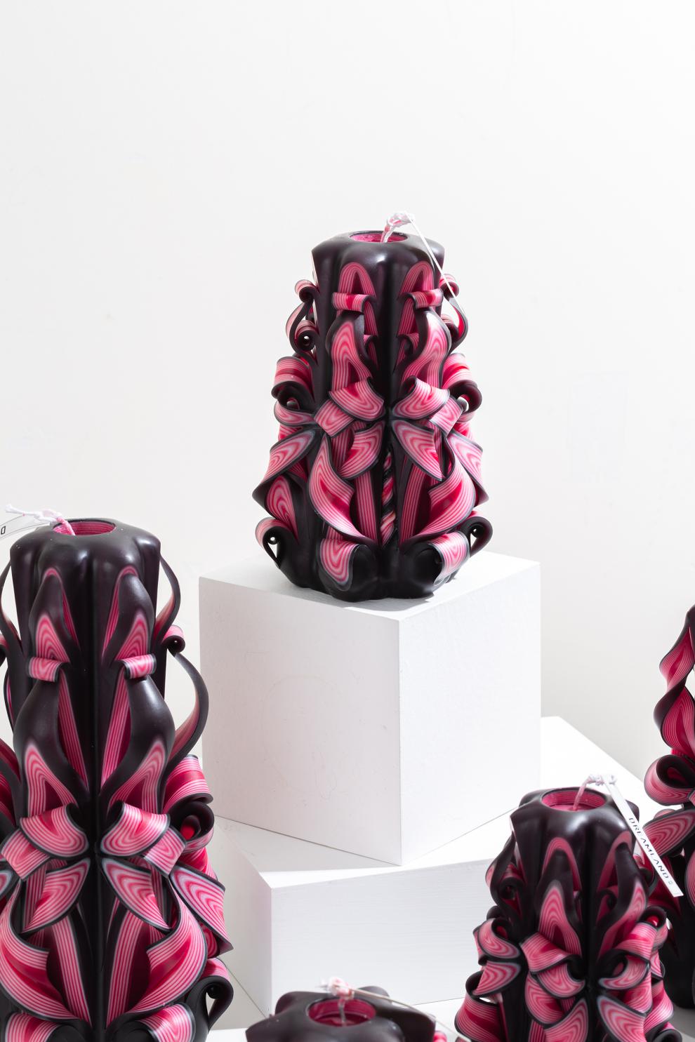 香薰蜡烛礼盒德国雕花蜡烛手工雕刻艺术品小众摆件送礼品助眠婚礼伴手