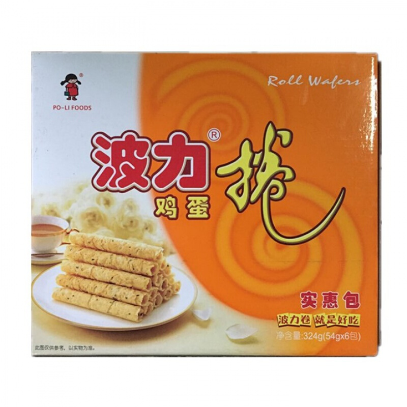 品牌: 山湖肴 商品名称:波力蛋卷波力食品波力卷海苔味鸡蛋味蛋卷324g
