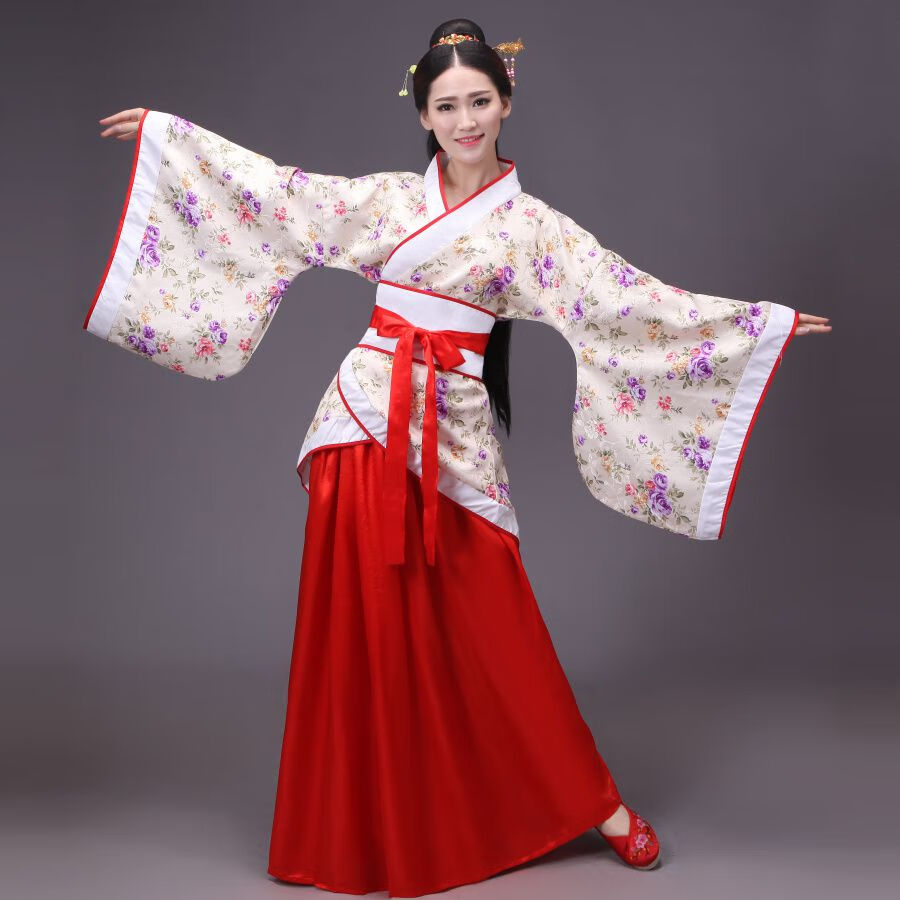 唐朝汉服古装服装仙女唐朝古代汉服演出服古典舞蹈襦裙夏公主贵妃唐装