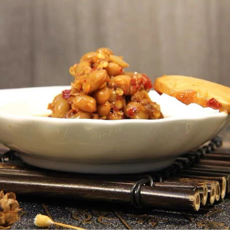 小毛子 水豆豉四川土特产小吃 水豆豉 风味凉拌调料开胃下饭菜610g