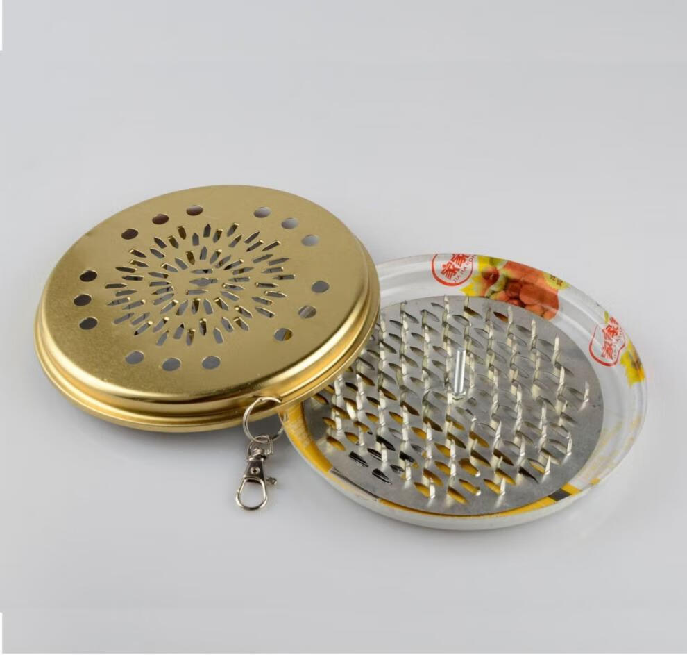 蚊香盒户外便携式带身上随身携带野外钓鱼室内室外可挂蚊香接灰盘