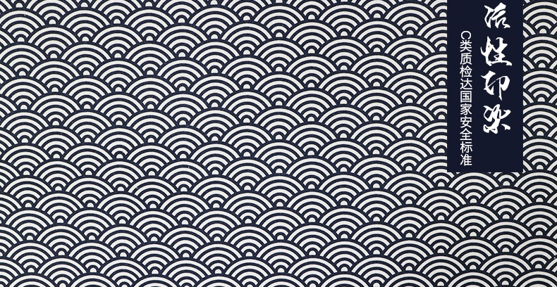 印花麻麻布料和风布料窗帘布料沙发布料粗麻桌布手工diy布头 民族风红