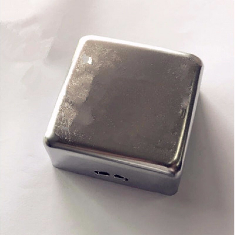 86型金属拉伸盒明装86盒接线盒一次成型穿线盒明线底盒加厚铁盒