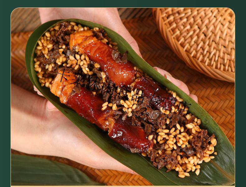 猪油洗沙粽130克只新鲜制作真空发货嘉兴粽子五花鲜肉粽长条粽当天现