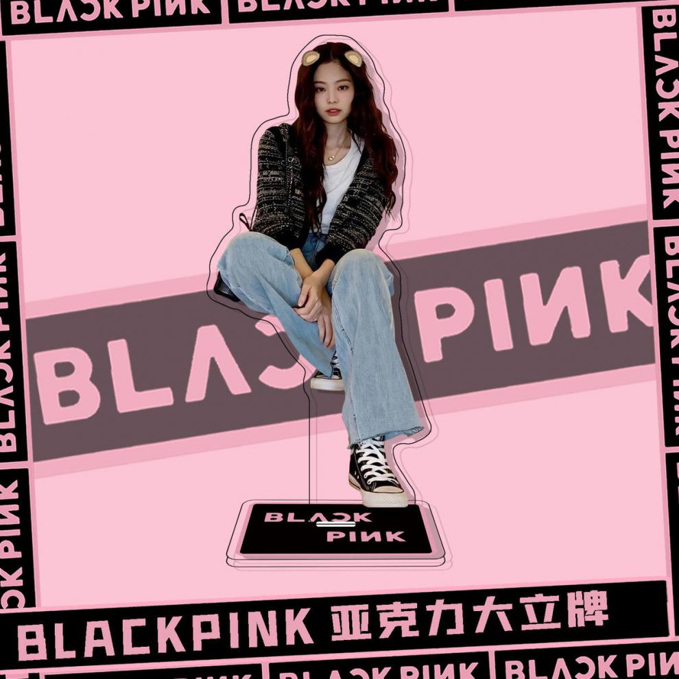 blackpin立牌lisa粉墨金智妮金智秀樸彩英明星周邊人形立牌亞克力桌面