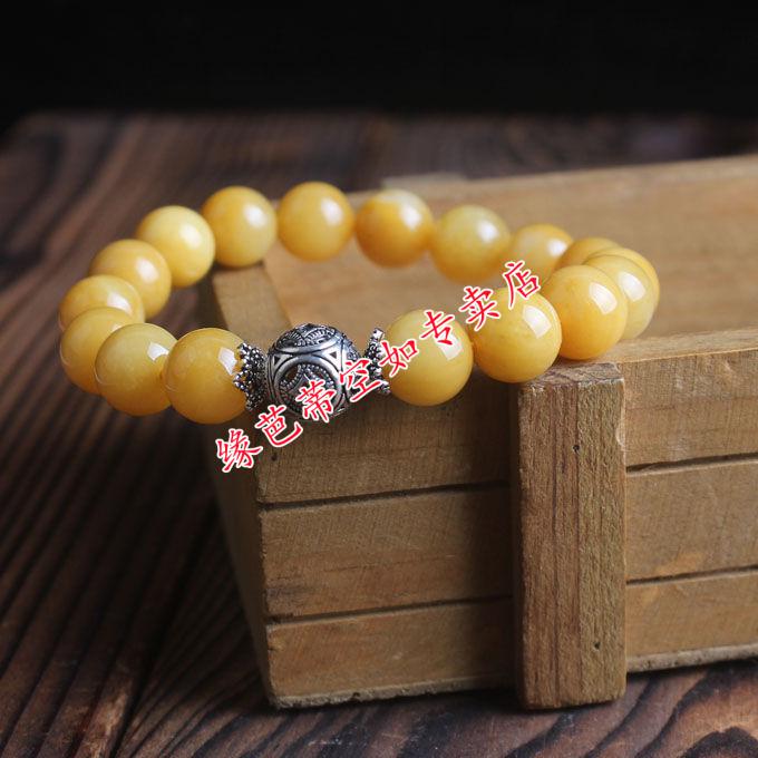 老料橘子石手链情侣节日礼物 进宝手链6毫米【图片 价格 品牌 报价】