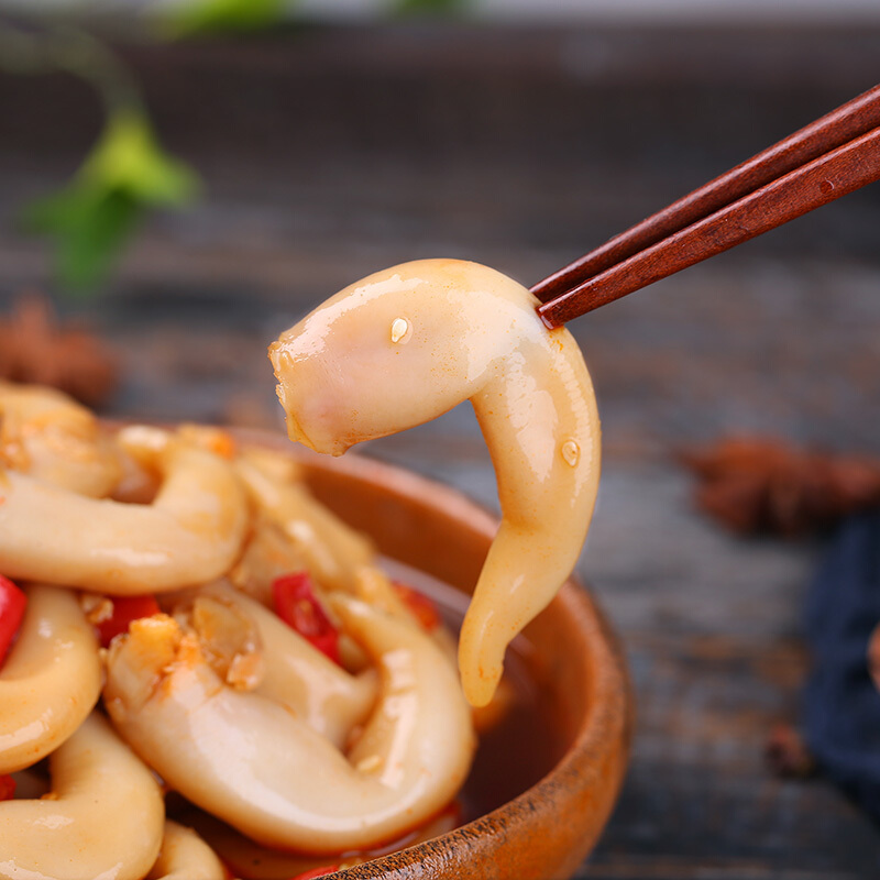 麻辣鸟贝金钩贝特产海鲜罐头下酒菜麻辣海鲜即食260g