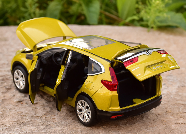 【官方旗舰】 原厂本田车模 本田crv合金车模六开门原厂授权suv声光