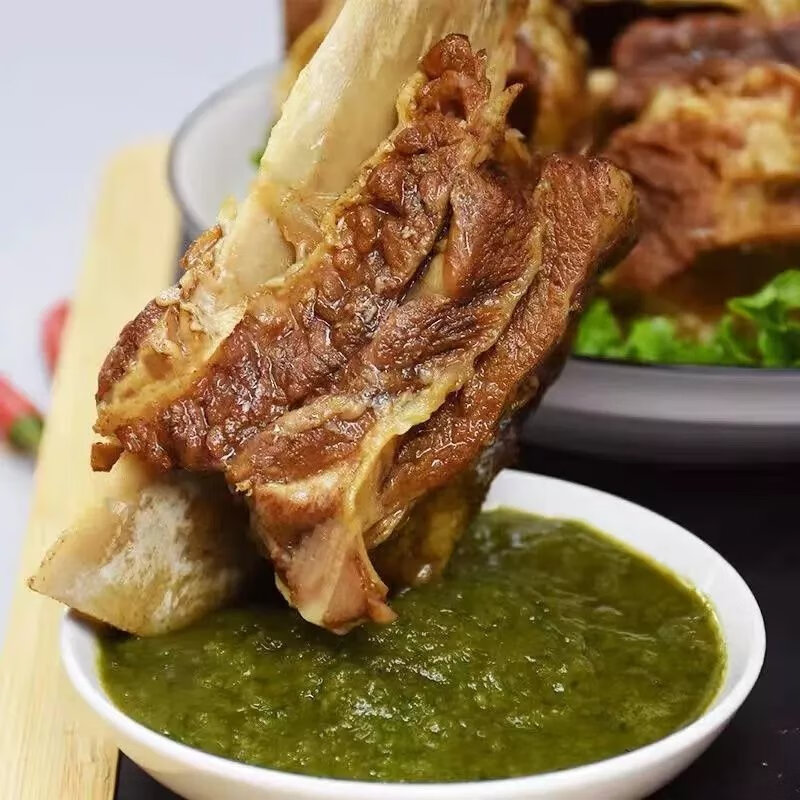 原切黄膘牛排骨农家散养整切牛肋排黄牛肉牛腩带肉牛骨头昌隆福记 2斤