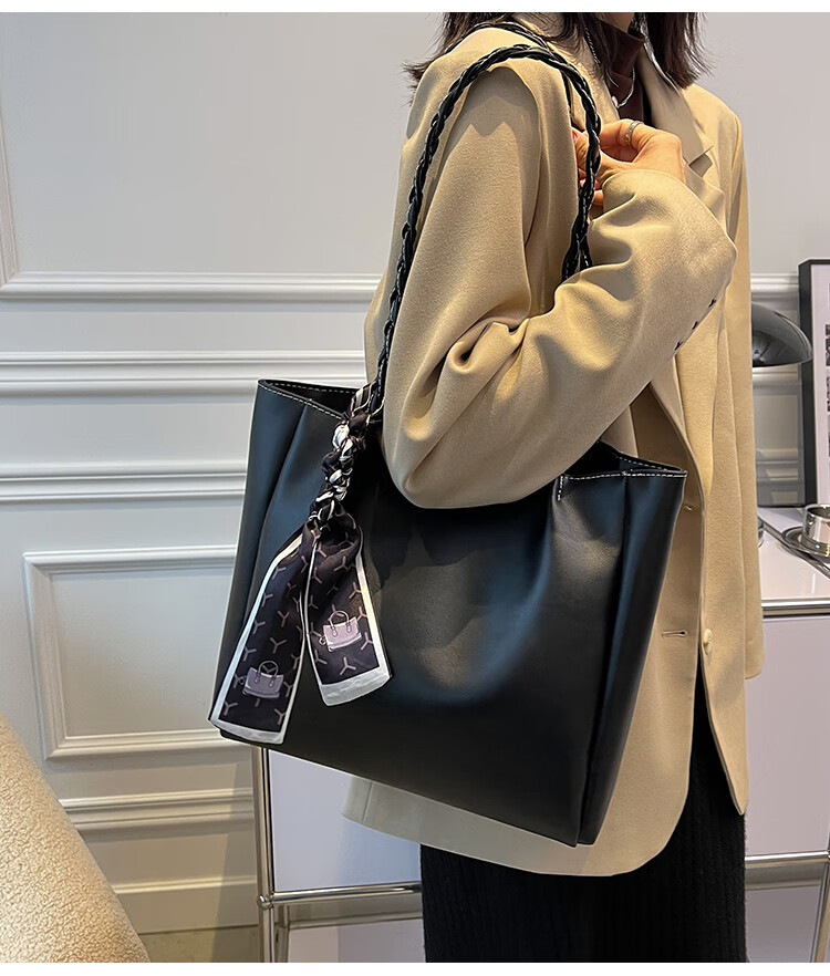 sembosk大包女大容量包包2022新款质感小众单肩包2022上课通勤托特包