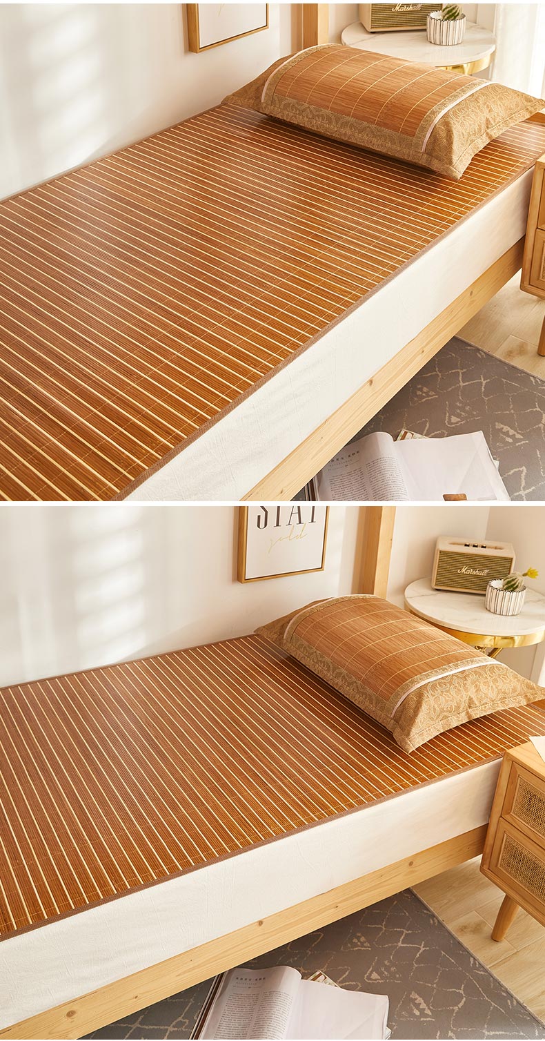 职工床竹席 单人双面竹席凉席学生宿舍单人床席子上下铺席子家用夏季