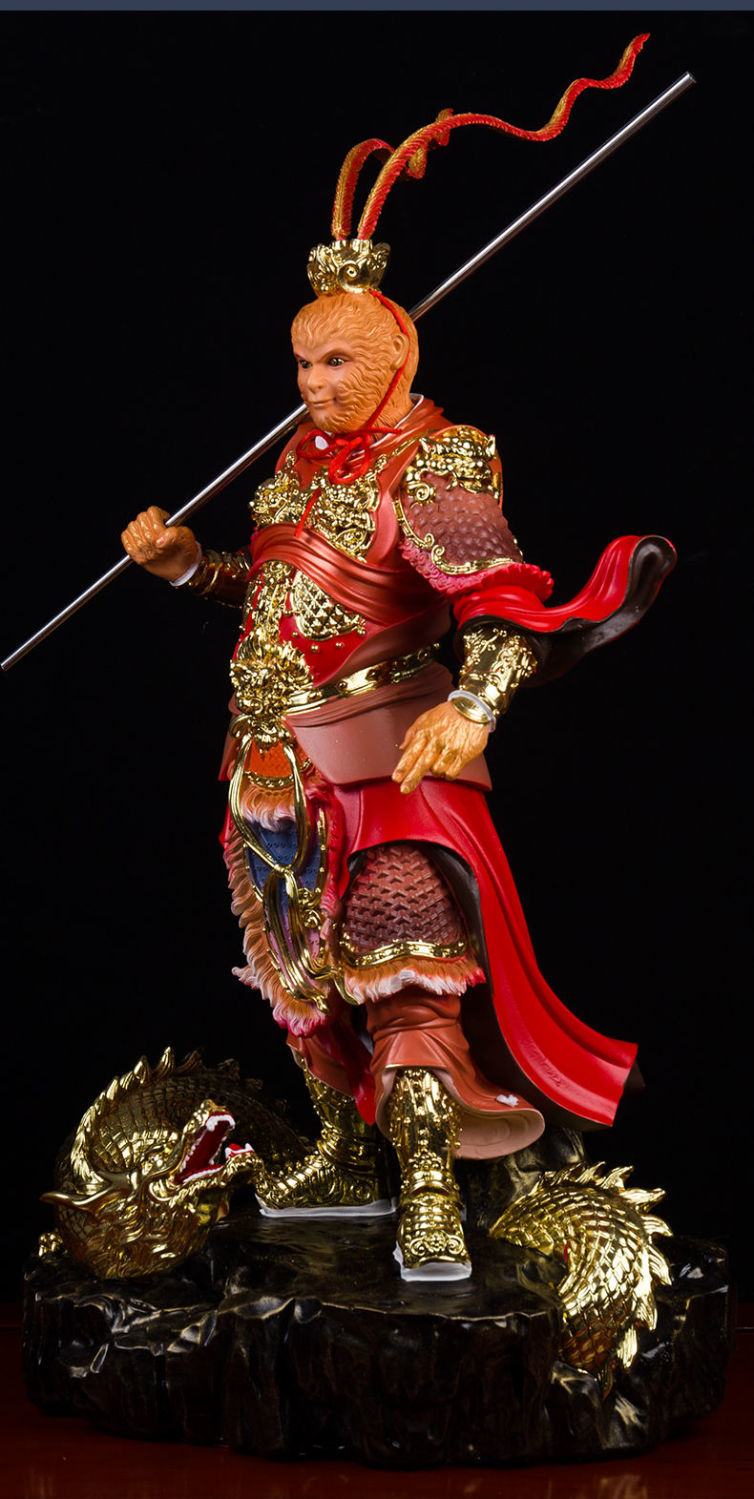 圣仕普 齐天大圣孙悟空美猴王斗战胜佛树脂佛像居家供奉客厅工艺装饰