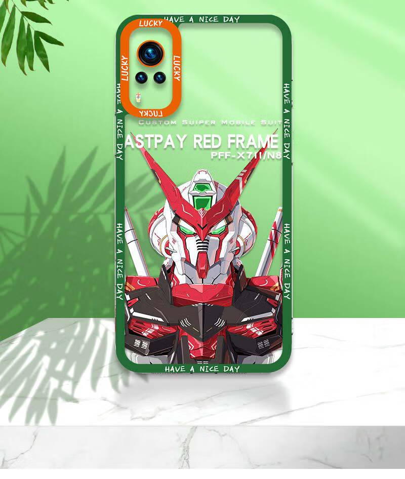 健壳 适用于vivox80手机壳高达机甲iqooneo5se/vivo机械风s15/12 透明